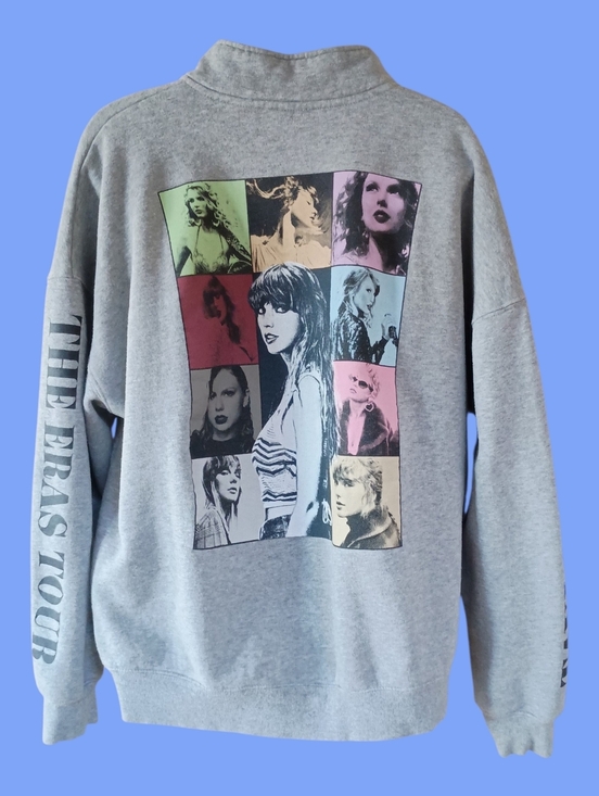 Taylor Swift Sweaters - Taylor Swift Eras Tour 2023 Official 1/4 Quarter Zip Sweatshirt Large Authentic